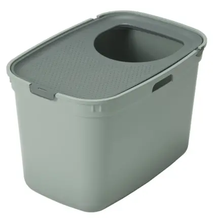 Top Entry Litter Box, Moderna Top Cat, Olive Green