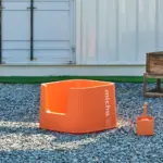 Michu High Sided Cat Litter Tray, Coral - Image 3