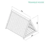 Modern Triangle Dog House - Image 10