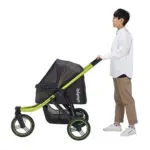 Ibiyaya The Beast Pet Jogger Stroller, Black - Image 6