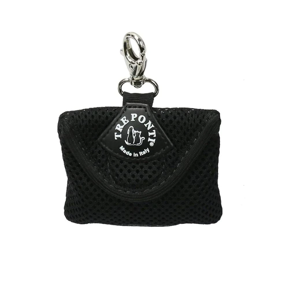 53_1a63213e-4027-499d-ac04-7dc7b7812bc7_2000x.webp Tre Ponti Mesh Dog Poop Bag Holder, Black - Image 1