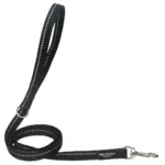 Tre Ponti Reflective Dog Leash, Black - Image 2
