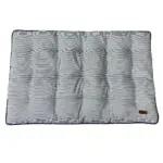 Luxury Dog Crate Mattress, Blue Denim Stripe - Image 3