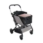 Ibiyaya InstaCollapse Detachable Dog Stroller, Taupe - Image 3