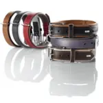 Hunter Canadian Elk Leather Dog Collar, Black - Image 10