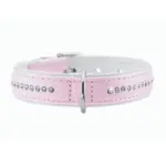 Hunter Modern Art Luxus Dog Collar, Pale Pink
