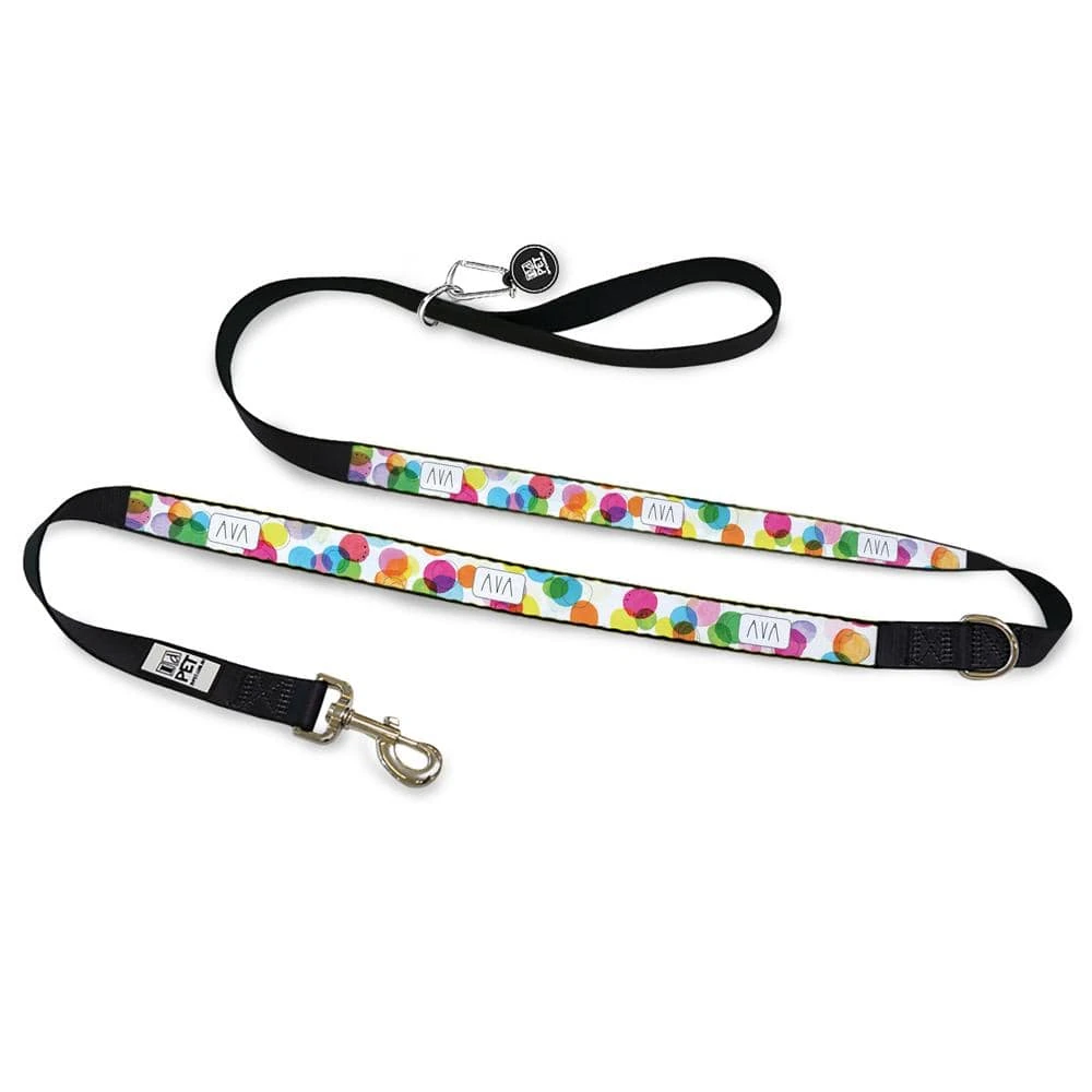 id-pet-dog-leash-personalised-dog-leash-confetti-13526444376167_2000x.webp Personalised Dog Leash - Confetti - Image 1