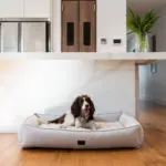 Dog Lounger Bed, Aspen Faux Fur - Image 3