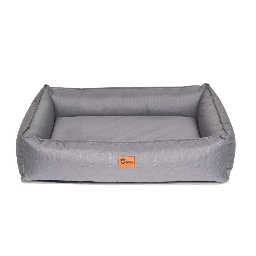 spgdlr-main_2000x.webp Ripstop Dog Lounger Bed, Steel Grey - Image 1